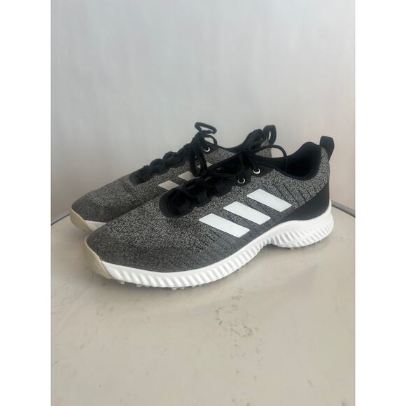 GOLF SHOES ADIDAS RESPONSE BOUNCE 2 SL BLACK WHITE SPIKELESS WOMENS SIZE  7 1/2 - Picture 1 of 11